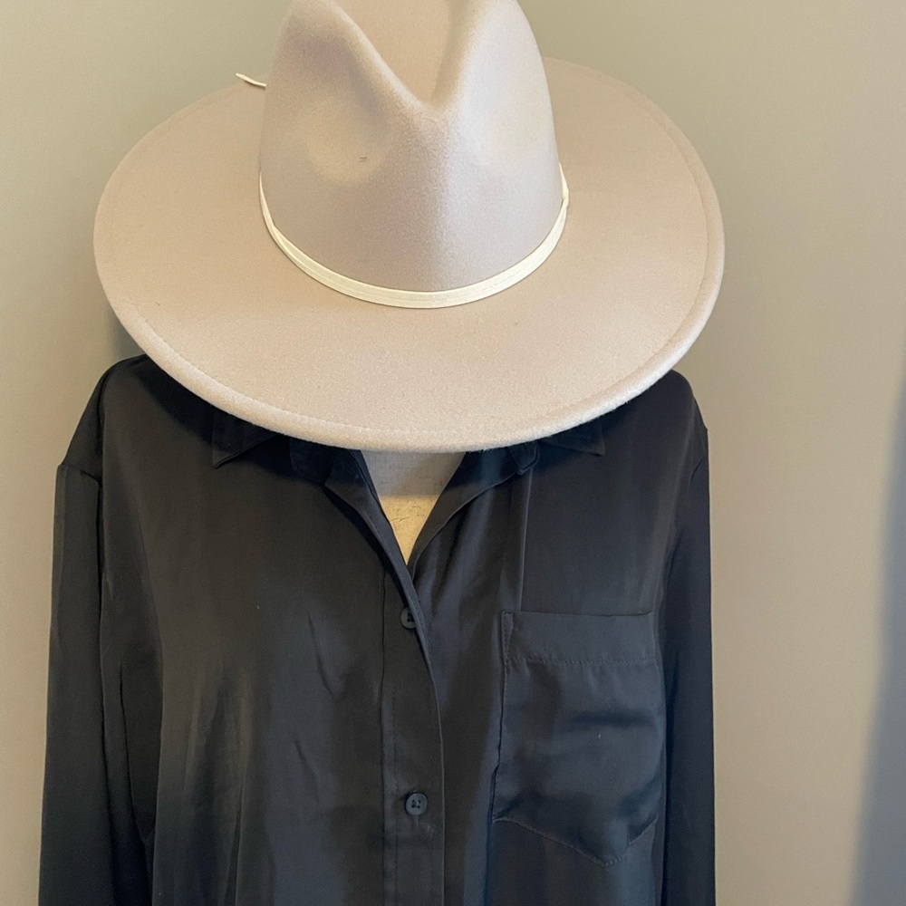Elegant Cream Women's Fedora Hat